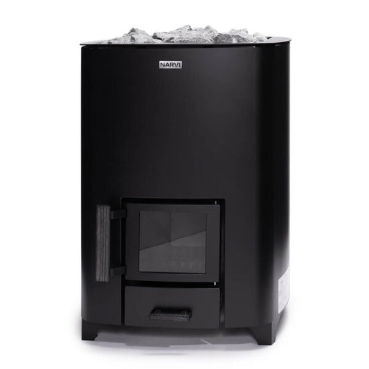 Narvi NC Black Wood Burning Heater