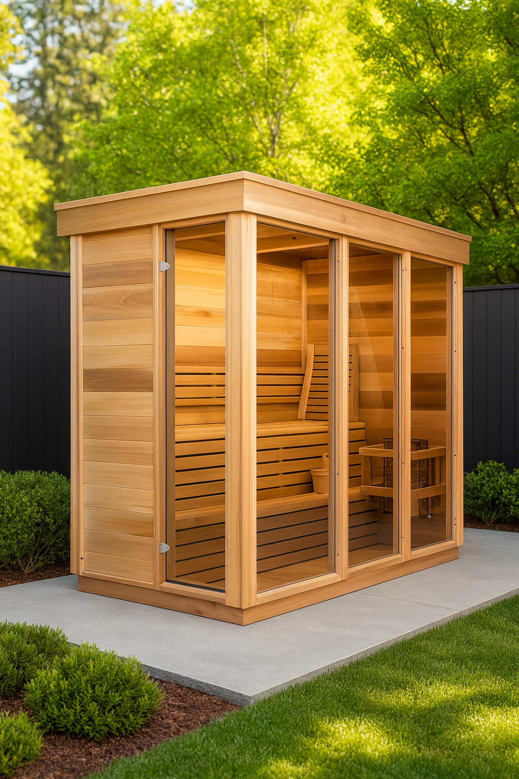 580 Pure Cube Sauna - 5  Person