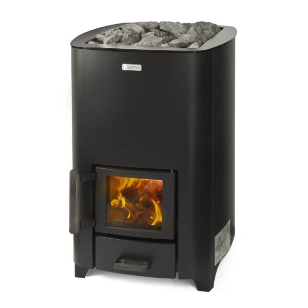 Narvi NC Black Wood Burning Heater