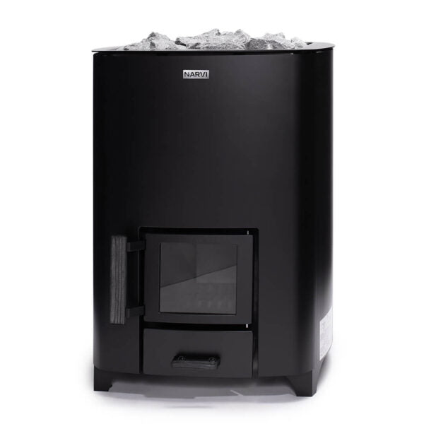 Narvi NC Black Wood Burning Heater