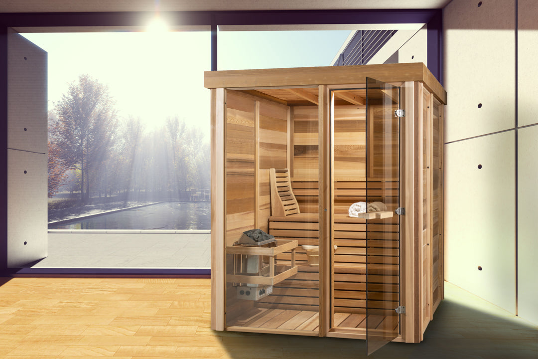 Indoor 550 Pure Cube Sauna - 3 Person