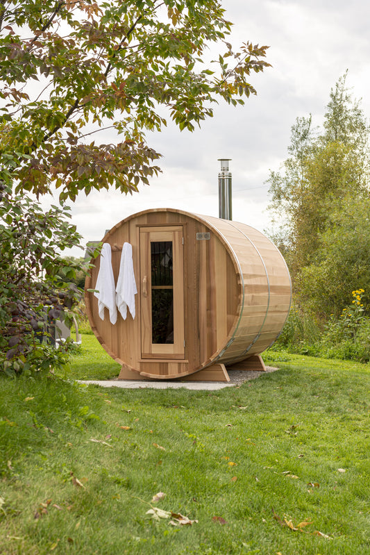 Classic 7'x 8' Barrel Sauna